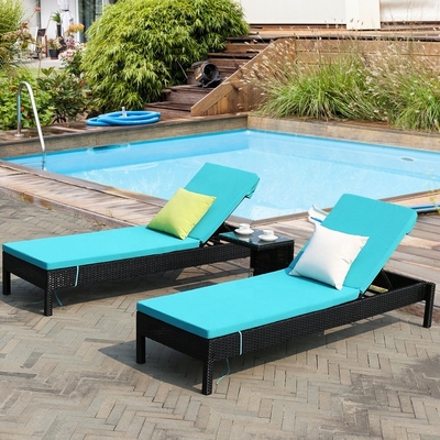 屋外の余暇の浜のプールのための柳細工の日曜日のLoungerのベッドの藤のChaiseのラウンジ チェア