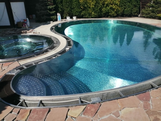 家のための屋外の庭のステンレス鋼の構造のプールの金属フレームのプール