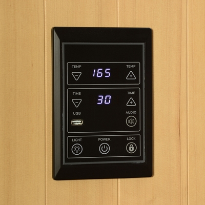 屋内遠赤外線のサウナ部屋2-4人のカナダのアメリカツガ木9KW