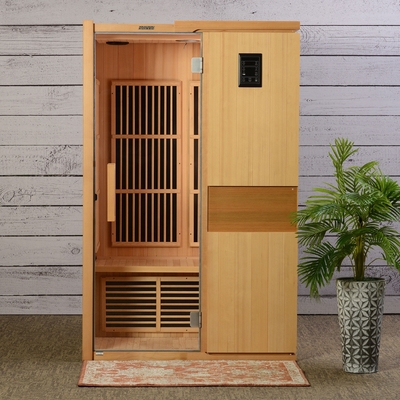 屋内遠赤外線のサウナ部屋2-4人のカナダのアメリカツガ木9KW